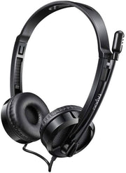 RAPOO H120 WIRED STEREO HEADSET - BLACK - SWIFT PERIPHERALS105379