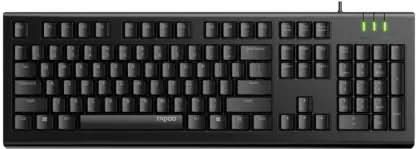 RAPOO NK1800 SPILL RESISTANCE WIRED USB KEYBOARD - SWIFT PERIPHERALS104707