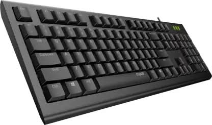 RAPOO NK1800 SPILL RESISTANCE WIRED USB KEYBOARD - SWIFT PERIPHERALS104707
