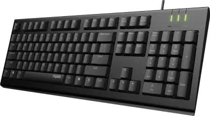 RAPOO NK1800 SPILL RESISTANCE WIRED USB KEYBOARD - SWIFT PERIPHERALS104707