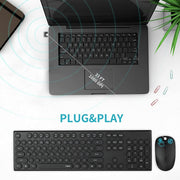 RAPOO SET WIRELESS X260 BLACK - SWIFT PERIPHERALS105152
