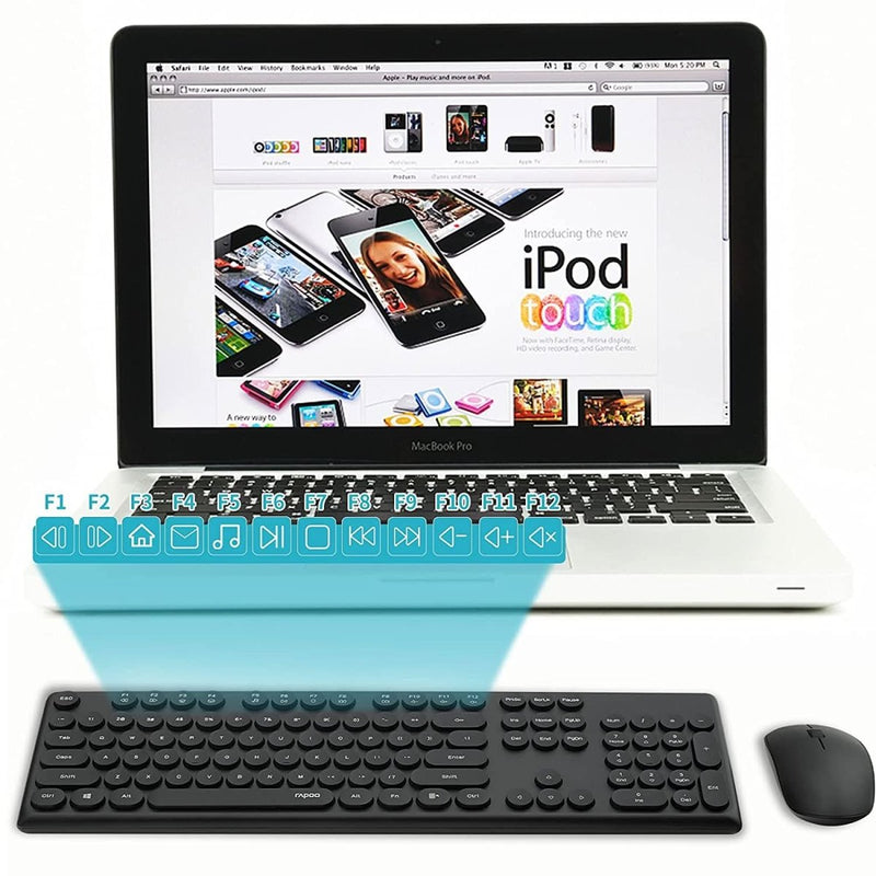 RAPOO SET WIRELESS X260 BLACK - SWIFT PERIPHERALS105152