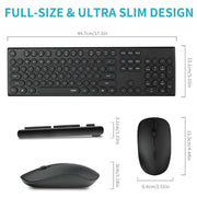 RAPOO SET WIRELESS X260 BLACK - SWIFT PERIPHERALS105152