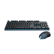 RAPOO V100S ADJUSTABLE BACKLIT GAMING KEYBOARD & OPTICAL GAMING MOUSE COMBO - SWIFT PERIPHERALS104170