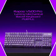 RAPOO V500 PRO MECHANICAL GAMING KEYBOARD PURPLE - SWIFT PERIPHERALS104169