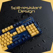 RAPOO V500 PRO MECHANICAL GAMING KEYBOARD YELLOW - BLUE - SWIFT PERIPHERALS104167