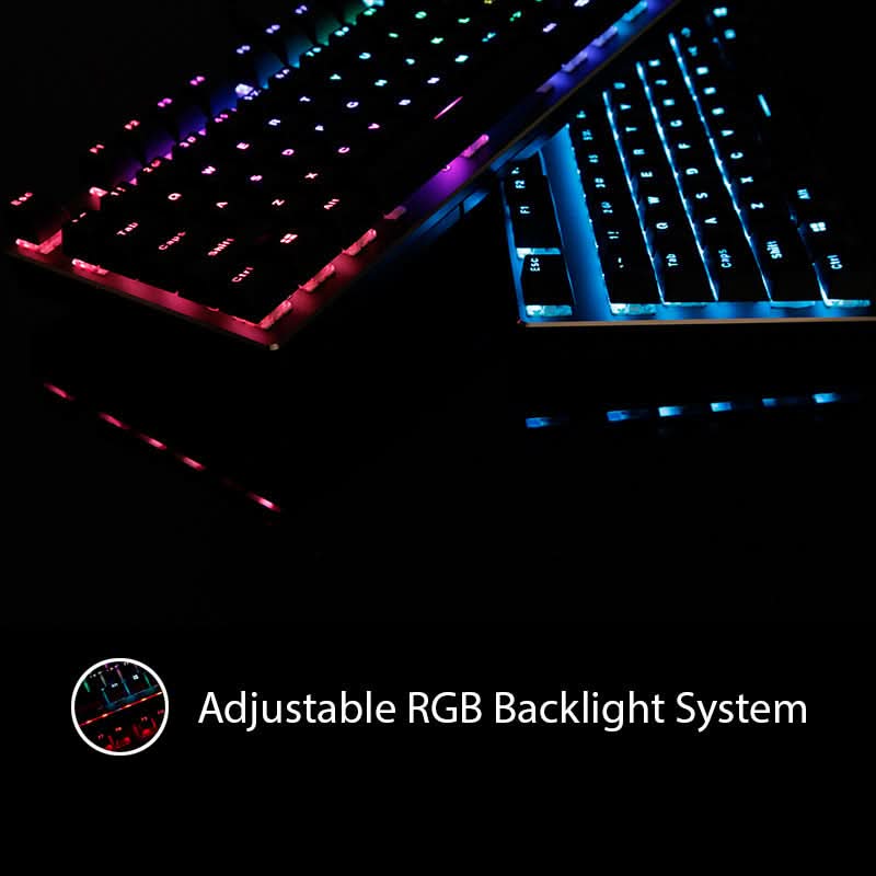 RAPOO V700 RGB MECHANICAL GAMING KEYBOARD - SWIFT PERIPHERALS104172