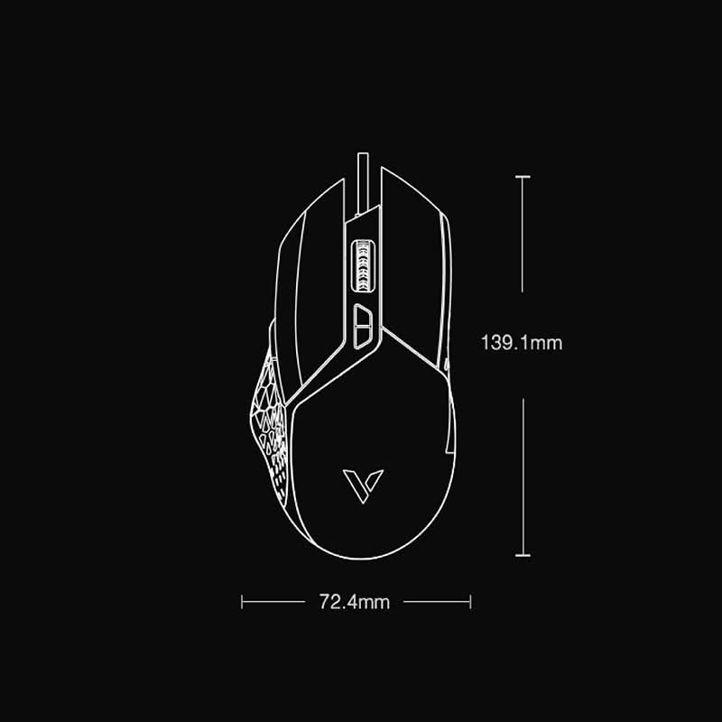 RAPOO VPRO VT30 OPTICAL GAMING MOUSE - SWIFT PERIPHERALS105471