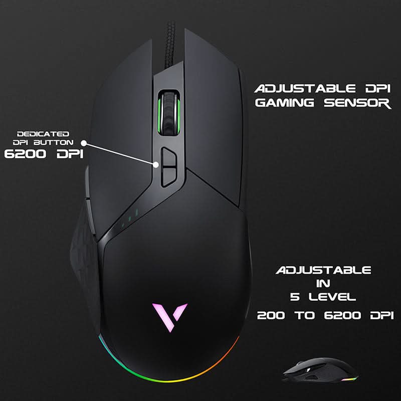 RAPOO VPRO VT30 OPTICAL GAMING MOUSE - SWIFT PERIPHERALS105471