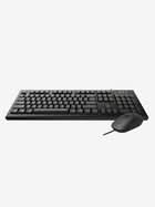 RAPOO X120PRO WIRED OPTICAL KEYBOARD & MOUSE COMBO 1600DPI SPILL RESISTANCE KEYBOARD - BLACK - SWIFT PERIPHERALS104708