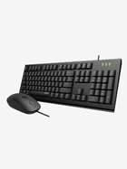RAPOO X120PRO WIRED OPTICAL KEYBOARD & MOUSE COMBO 1600DPI SPILL RESISTANCE KEYBOARD - BLACK - SWIFT PERIPHERALS104708