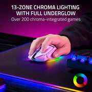 RAZER BASILISK V3 PRO WHITE EDITION - ERGONOMIC WIRELESS GAMING MOUSE RZ01 - 04620200 - R3A1 - SWIFT PERIPHERALS1092609