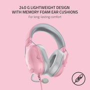 RAZER BLACKSHARK V2 X - WIRED GAMING HEADSET - QUARTZ RZ04 - 03240800 - R3M1 - SWIFT PERIPHERALS1094192