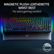 RAZER BLACKWIDOW V4 - MECHANICAL GAMING KEYBOARD (GREEN SWITCH) RZ03 - 04690100 - R3M1 - SWIFT PERIPHERALS1094199