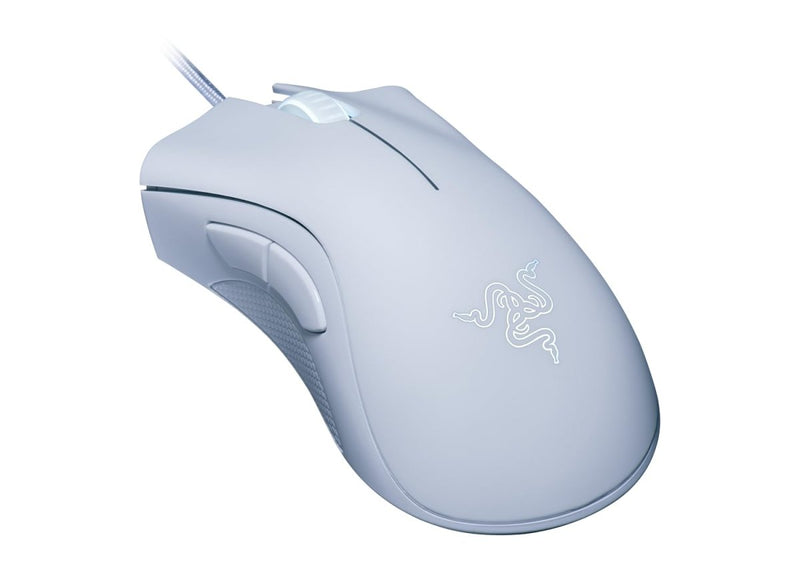 RAZER DEATHADDER ESSENTIAL WHITE EDITION - ERGONOMIC WIRED GAMING MOUSE RZ01 - 03850200 - R3M1 - SWIFT PERIPHERALS1092581