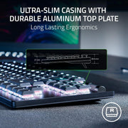 RAZER DEATHSTALKER V2 PRO TENKEYLESS - WIRELESS LOW PROFILE OPTICAL GAMING KEYBOARD (LINEAR RED SWITCH) RZ03 - 04370100 - R3M1 - SWIFT PERIPHERALS1094225