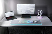 RAZER DEATHSTALKER V2 PRO - WIRELESS LOW PROFILE OPTICAL GAMING KEYBOARD (CLICKY PURPLE SWITCH) - WHITE RZ03 - 04363500 - R3M1 - SWIFT PERIPHERALS1094224