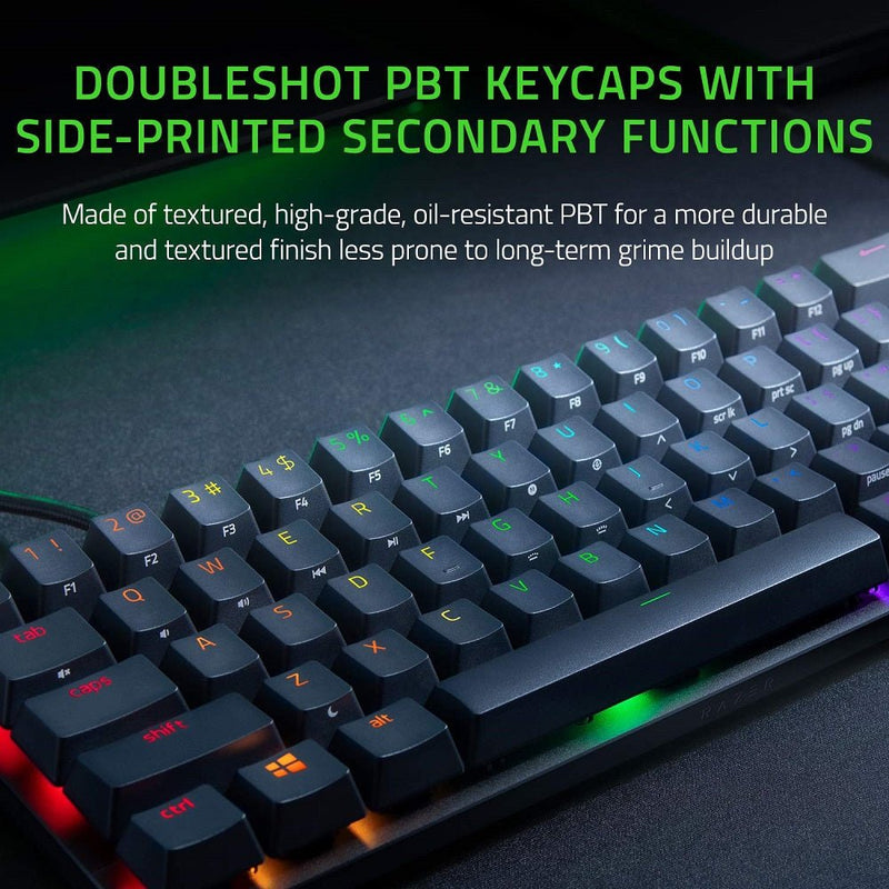 RAZER HUNTSMAN MINI - 60% OPTICAL GAMING KEYBOARD (LINEAR RED SWITCH) RZ03 - 03390200 - R3M1 - SWIFT PERIPHERALS100995