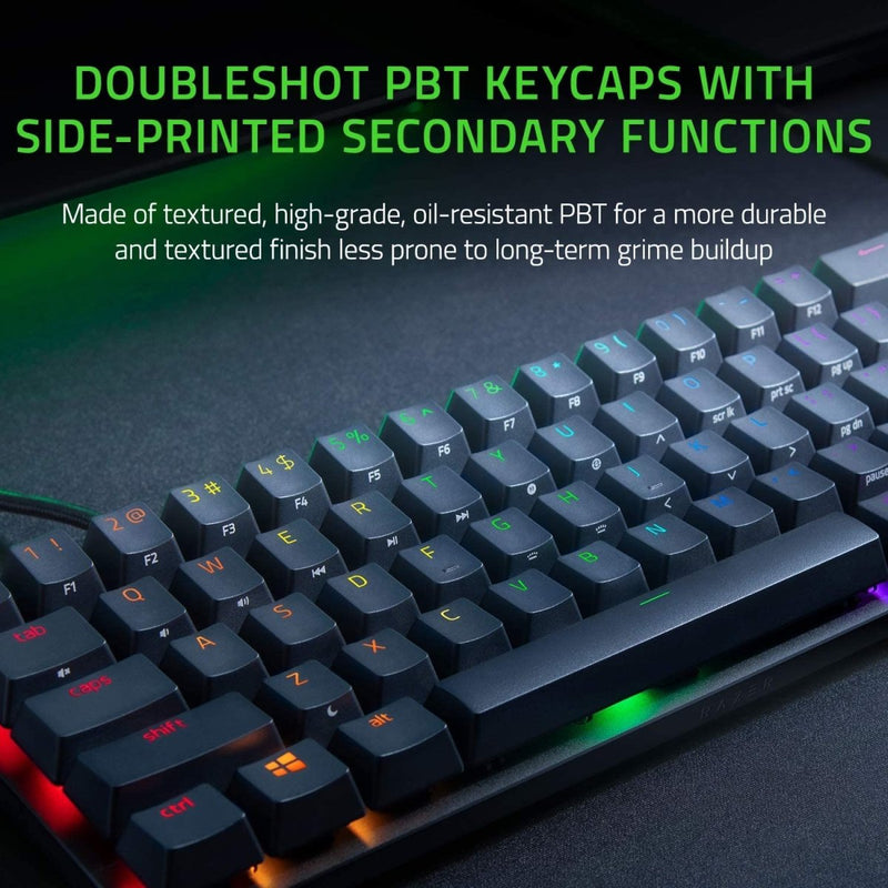 RAZER HUNTSMAN MINI PURPLE SWITCH GAMING KEYBOARD RZ03 - 03390100 - R3M1 - SWIFT PERIPHERALS104586