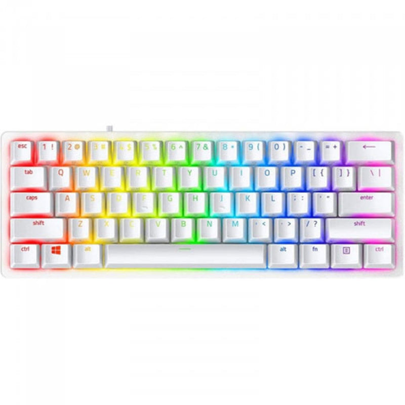 RAZER HUNTSMAN V3 PRO MINI - 60% ANALOG OPTICAL ESPORTS KEYBOARD - WHITE EDITION RZ03 - 04991700 - R3M1 - SWIFT PERIPHERALS1094233