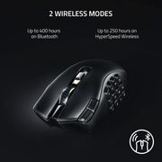 RAZER NAGA V2 HYPERSPEED - WIRELESS MMO GAMING MOUSE RZ01 - 03600100 - R3A1 - SWIFT PERIPHERALS1094218