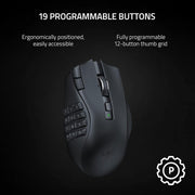 RAZER NAGA V2 HYPERSPEED - WIRELESS MMO GAMING MOUSE RZ01 - 03600100 - R3A1 - SWIFT PERIPHERALS1094218