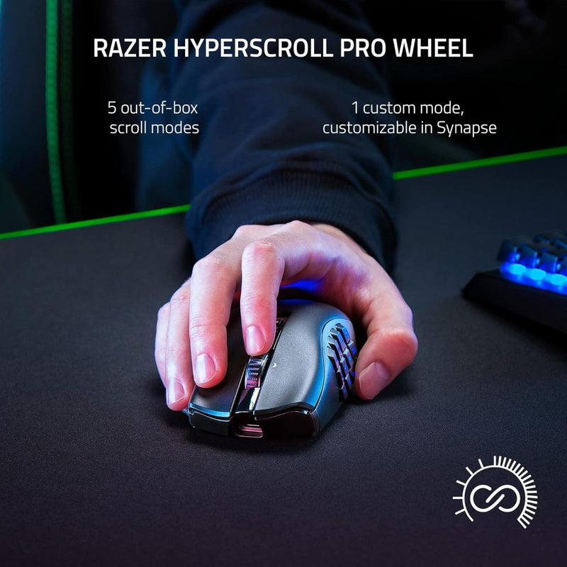 RAZER NAGA V2 PRO - WIRELESS MMO GAMING MOUSE RZ01 - 04400100 - R3A1 - SWIFT PERIPHERALS1094215