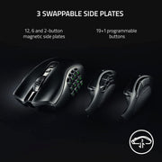 RAZER NAGA V2 PRO - WIRELESS MMO GAMING MOUSE RZ01 - 04400100 - R3A1 - SWIFT PERIPHERALS1094215