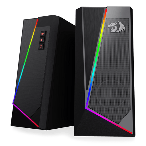 REDRAGON GS520 RGB DESKTOP SPEAKERS BLACK - SWIFT PERIPHERALS1093940
