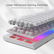 REDRAGON K512 SHIVA USB RGB (WHITE) - SWIFT PERIPHERALS1090045
