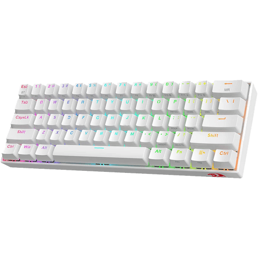 REDRAGON K530 PRO WHITE (WIRED/WIRELESS/BT) RED SWITCH WHITE - SWIFT PERIPHERALS1090047