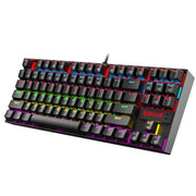 REDRAGON K552 RAINBOW KUMARA USB GAMING RED SWITCH KEYBOARD - SWIFT PERIPHERALS1090050