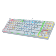REDRAGON K552 - RGB KUMARA USB RGB GAMING KEYBOARD WHITE - SWIFT PERIPHERALS1090051