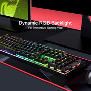 REDRAGON K556 DHARMA PRO (WIRED/WIRELESS/BT) RED SWITCH WIRELESS RGB KEYBOARD BLACK - SWIFT PERIPHERALS1090054