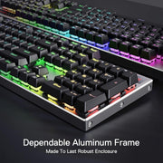 REDRAGON K556 DHARMA PRO (WIRED/WIRELESS/BT) RED SWITCH WIRELESS RGB KEYBOARD BLACK - SWIFT PERIPHERALS1090054