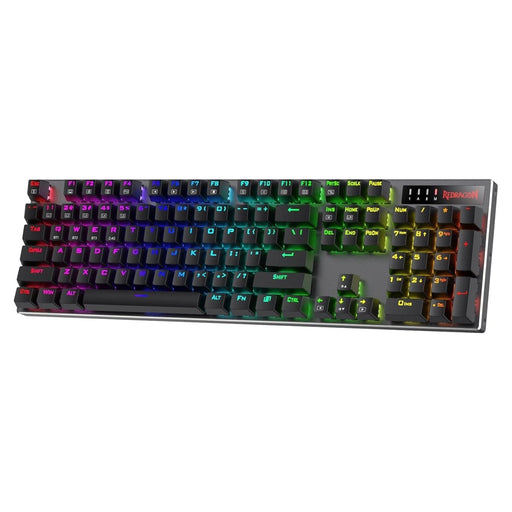REDRAGON K556 DHARMA PRO (WIRED/WIRELESS/BT) RED SWITCH WIRELESS RGB KEYBOARD BLACK - SWIFT PERIPHERALS1090054