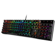 REDRAGON K556 RGB DEVARAJAS MECHANICAL (BROWN SWITCH) KEYBOARD BLACK - SWIFT PERIPHERALS1090053