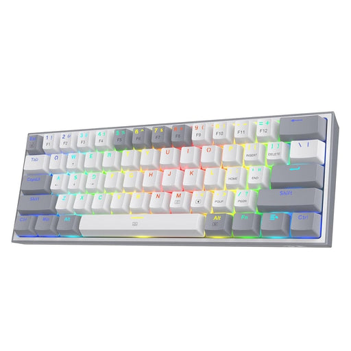 REDRAGON K617 FIZZ (BLACK) RGB RED SWICTH KEYBOARD BLACK - SWIFT PERIPHERALS1090059