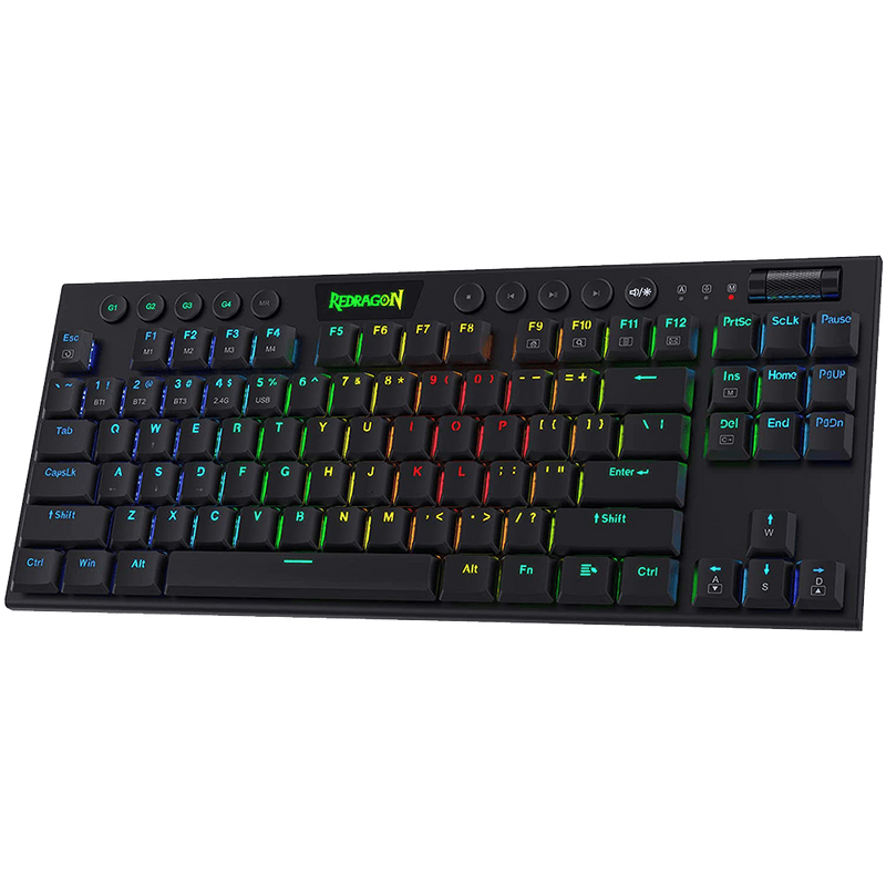 REDRAGON K621 HORUS BLACK (WIRED/WIRELESS/BT) - SWIFT PERIPHERALSRedD-023