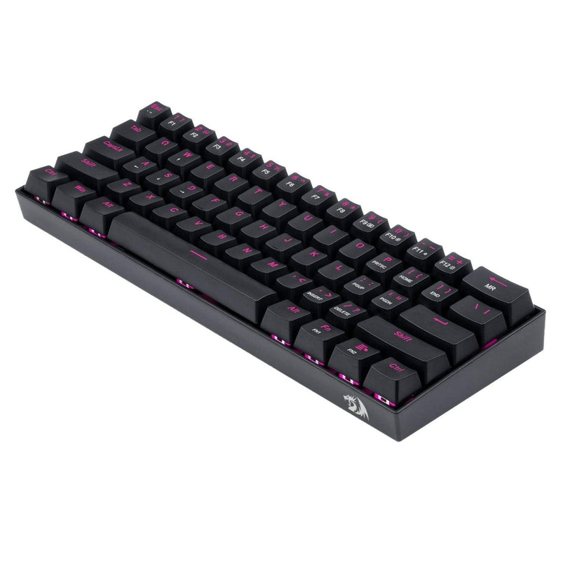 REDRAGON K630 PINK LED DRAGON BORN (BROWN SWITCH) KEYBOARD BLACK - SWIFT PERIPHERALS1090061