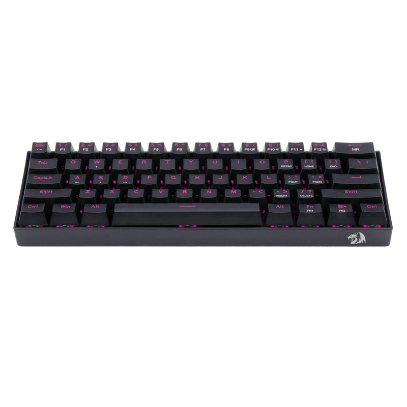 REDRAGON K630 PINK LED DRAGON BORN (BROWN SWITCH) KEYBOARD BLACK - SWIFT PERIPHERALS1090061