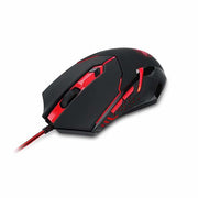 REDRAGON M601 RGB BLACKLIT 7200 DPI USB WIRED ERGONOMIC PROGRAMMABLE GAMING MOUSE (BLACK) - SWIFT PERIPHERALS1092528
