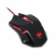 REDRAGON M601 RGB BLACKLIT 7200 DPI USB WIRED ERGONOMIC PROGRAMMABLE GAMING MOUSE (BLACK) - SWIFT PERIPHERALS1092528