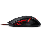 REDRAGON M601 RGB BLACKLIT 7200 DPI USB WIRED ERGONOMIC PROGRAMMABLE GAMING MOUSE (BLACK) - SWIFT PERIPHERALS1092528