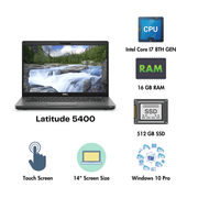 (Refurbished) Dell Latitude 5400 14" Laptop Intel Core i7 8th Gen 16GB RAM 512GB SSD Win 10 Pro - SWIFT PERIPHERALSLatitude 5400