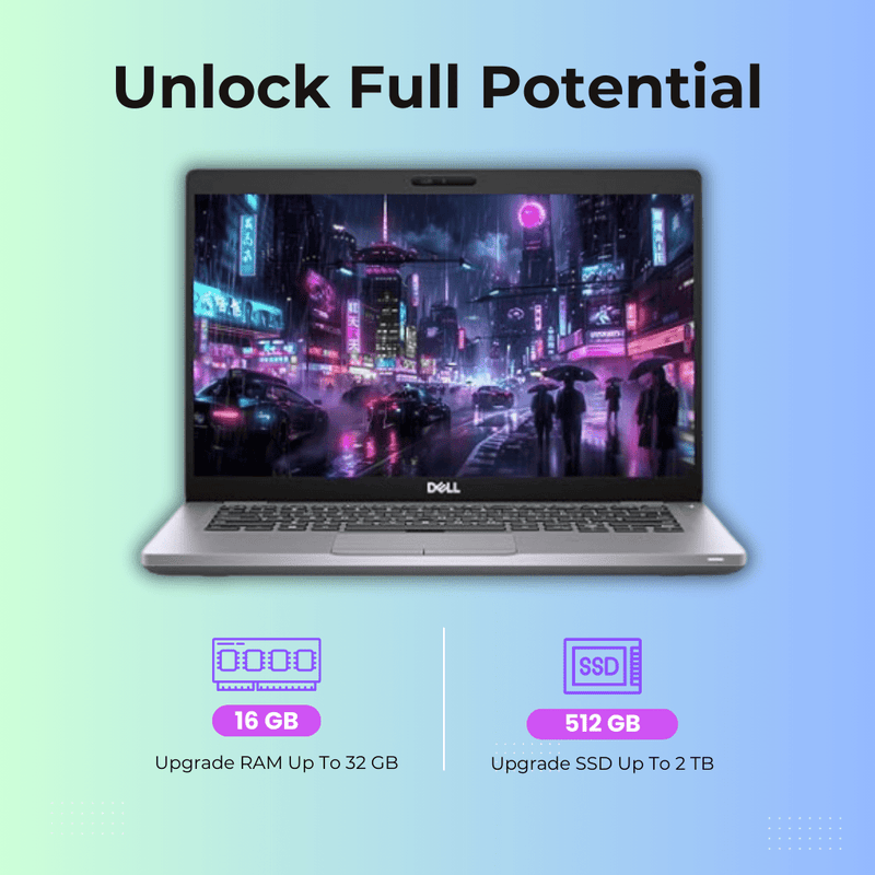 (Refurbished) Dell Latitude 5410 14" Laptop Intel Core i5 10th Gen 16GB RAM 512GB SSD Win 10 Pro - SWIFT PERIPHERALSLatitude 5410