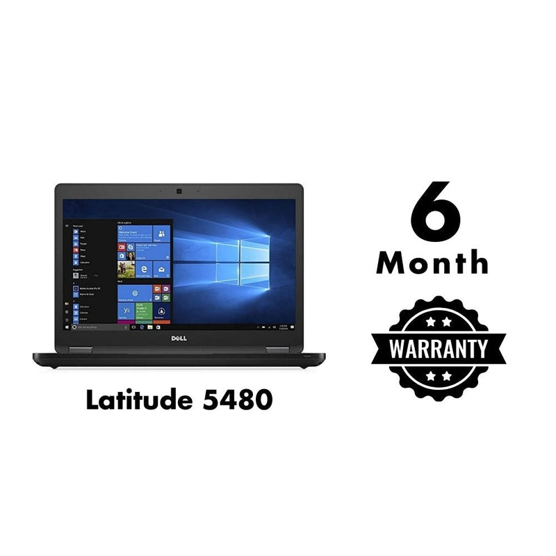 (Refurbished) Dell Latitude 5480 14" Laptop Intel Core i5 6th Generation 8GB RAM 256gb SSD Win 10 Pro - SWIFT PERIPHERALSLatitude 5480