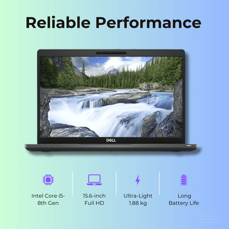(Refurbished) Dell Latitude 5590 15.6" Laptop Intel Core i5 8th Gen Win 10 Pro - SWIFT PERIPHERALSLatitude 5590
