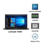 (Refurbished) Dell Latitude 7490 14" Laptop Intel Core i5 8th Gen 16GB RAM 512GB SSD Win 10 Pro - SWIFT PERIPHERALSLatitude 7490-I5