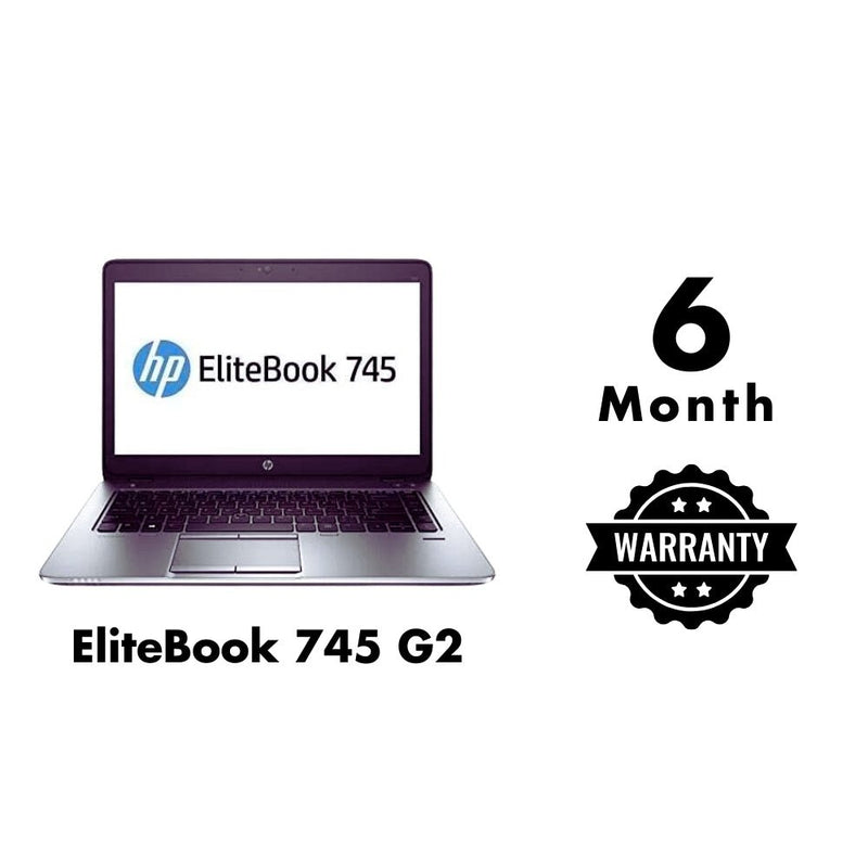 (Refurbished) HP EliteBook 745 G2 14" Laptop AMD A10 Pro 7350B 2.1GHz 8GB RAM 500GB HDD Win 10 Pro - SWIFT PERIPHERALSEliteBook 745